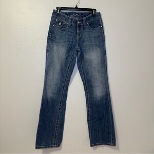 INC International Concepts Dark Blue Straight Leg Jeans